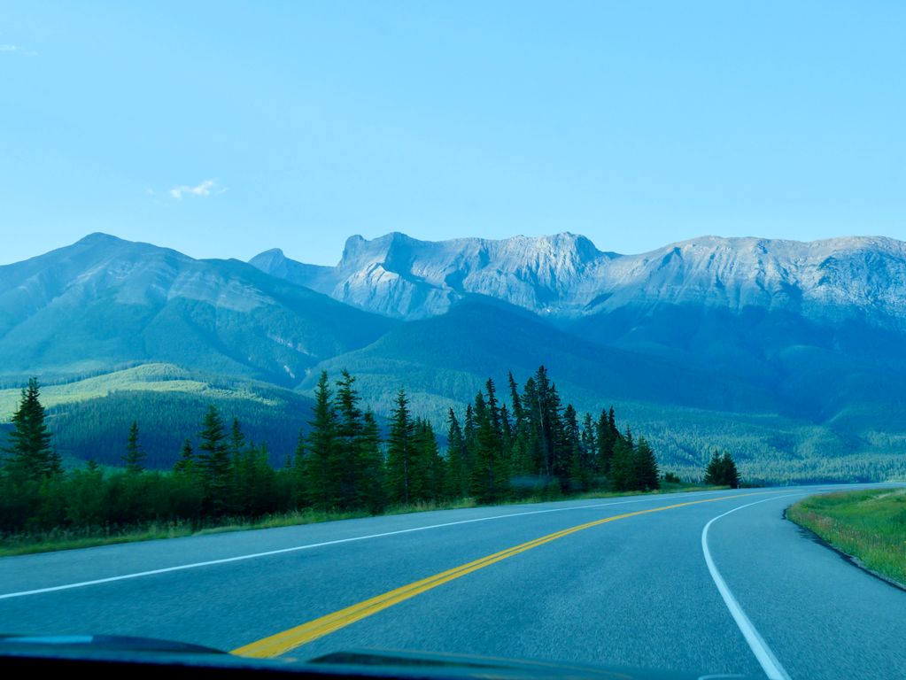 Route Icefields Parkway Canada